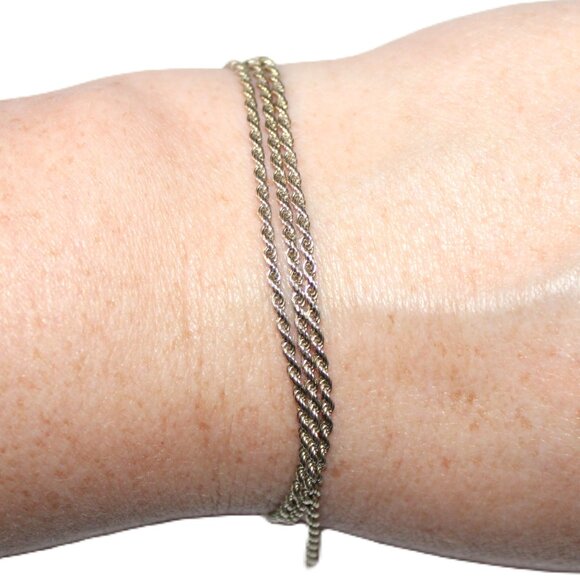 Sterling Silver Rope Chain 24 Inches - Picture 5 of 5